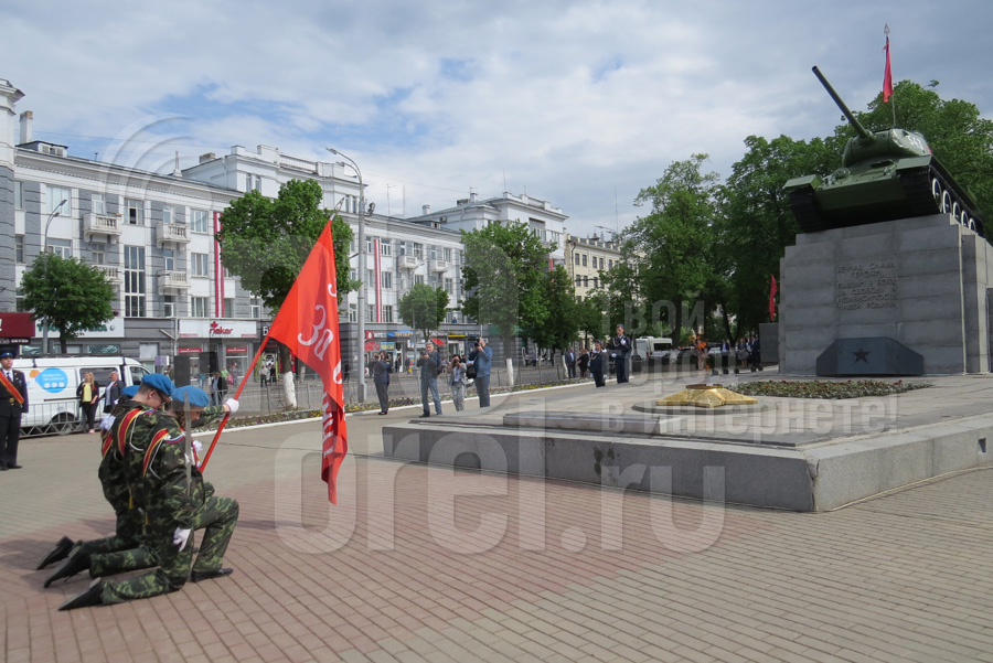 Сквер танкистов орел рисунок